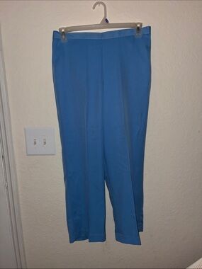 Alfred Dunner Light Blue Women Dress Pants